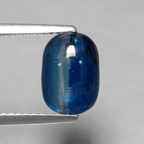 2.91 ct Blue Kyanite Stone, Natural Kyanite in Oval Cabochon Shape for Sale