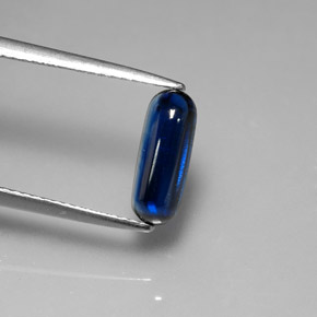 1.74 ct Blue Kyanite Stone, Natural Kyanite in Oval Cabochon Shape for Sale