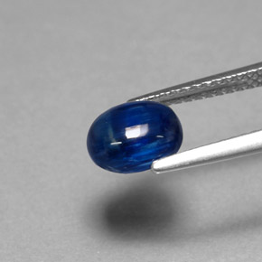 1.74 ct Blue Kyanite Stone, Natural Kyanite in Oval Cabochon Shape for Sale
