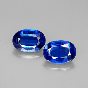 2.15 ct Blue Kyanite Gemstone, Kyanite Gem in Oval Facet Shape for Sale.