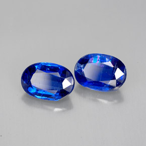 2.15 ct Blue Kyanite Stone, Natural Kyanite in Oval Facet Shape for Sale