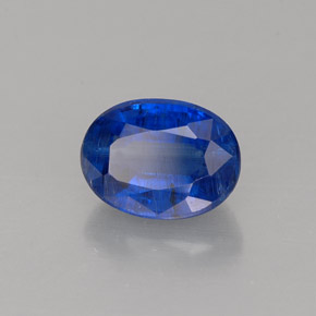 1.34 ct Blue Kyanite Stone, Natural Kyanite in Oval Facet Shape for Sale