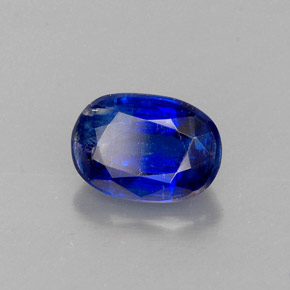 1.42 ct Blue Kyanite Stone, Natural Kyanite in Oval Facet Shape for Sale