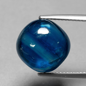 13.00 ct Blue Kyanite Stone, Natural Kyanite in Oval Cabochon Shape for Sale