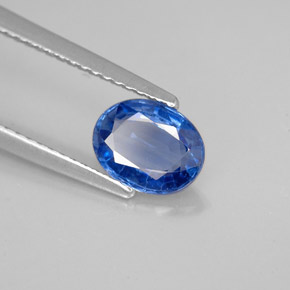 1.18 ct Blue Kyanite Stone, Natural Kyanite in Oval Facet Shape for Sale