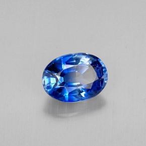 1.17 ct Blue Kyanite Stone, Natural Kyanite in Oval Facet Shape for Sale