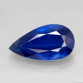 10.61 ct Blue Kyanite Gemstone, Kyanite Gem in Pear Facet Shape for Sale.