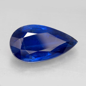 10.61 ct Blue Kyanite Stone, Natural Kyanite in Pear Facet Shape for Sale