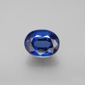 2.77 ct Blue Kyanite Gemstone, Kyanite Gem in Oval Facet Shape for Sale.