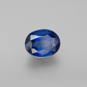 2.77 ct Blue Kyanite Stone, Natural Kyanite in Oval Facet Shape for Sale