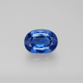 2.34 ct Blue Kyanite Gemstone, Kyanite Gem in Oval Facet Shape for Sale.