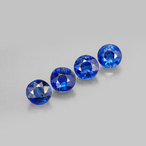 2.77 ct Blue Kyanite Stone, Natural Kyanite in Round Facet Shape for Sale