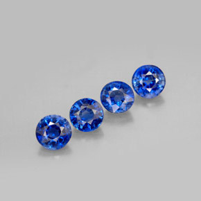 2.70 ct Blue Kyanite Stone, Natural Kyanite in Round Facet Shape for Sale