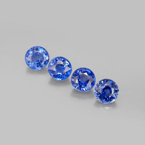 2.68 ct Blue Kyanite Gemstone, Kyanite Gem in Round Facet Shape for Sale.