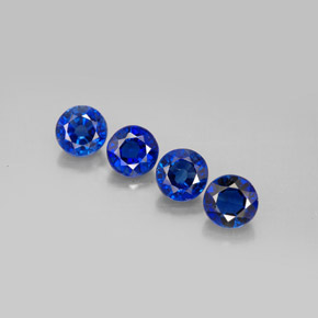 2.79 ct Blue Kyanite Gemstone, Kyanite Gem in Round Facet Shape for Sale.