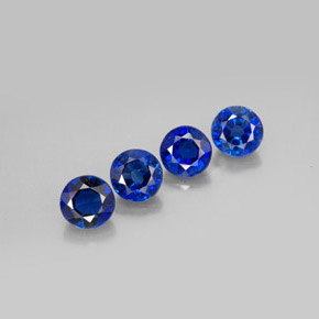 2.79 ct Blue Kyanite Stone, Natural Kyanite in Round Facet Shape for Sale