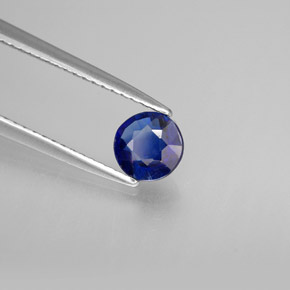 0.71 ct Blue Kyanite Stone, Natural Kyanite in Round Facet Shape for Sale