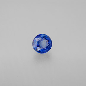 0.78 ct Blue Kyanite Stone, Natural Kyanite in Round Facet Shape for Sale