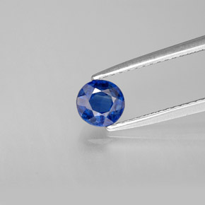 0.72 ct Blue Kyanite Gemstone, Kyanite Gem in Round Facet Shape for Sale.