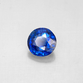 0.80 ct Blue Kyanite Stone, Natural Kyanite in Round Facet Shape for Sale