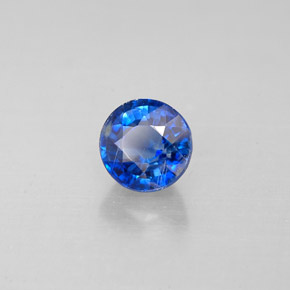 0.78 ct Blue Kyanite Stone, Natural Kyanite in Round Facet Shape for Sale