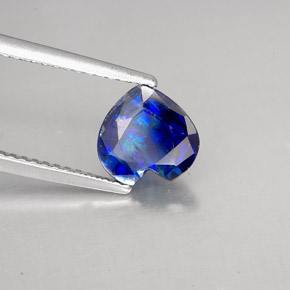1.71 ct Blue Kyanite Stone, Natural Kyanite in Heart Facet Shape for Sale