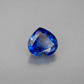 2.17 ct Blue Kyanite Stone, Natural Kyanite in Heart Facet Shape for Sale