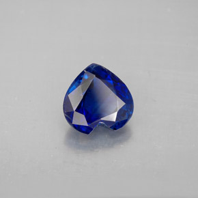 2.20 ct Blue Kyanite Stone, Natural Kyanite in Heart Facet Shape for Sale