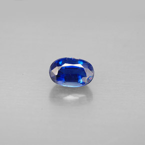 0.80 ct Blue Kyanite Gemstone, Kyanite Gem in Oval Facet Shape for Sale.