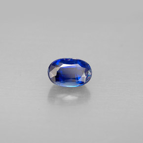 0.80 ct Blue Kyanite Stone, Natural Kyanite in Oval Facet Shape for Sale