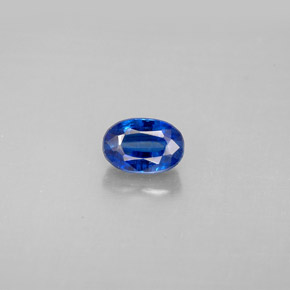 0.79 ct Blue Kyanite Gemstone, Kyanite Gem in Oval Facet Shape for Sale.