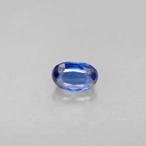 0.68 ct Blue Kyanite Gemstone, Kyanite Gem in Oval Facet Shape for Sale.