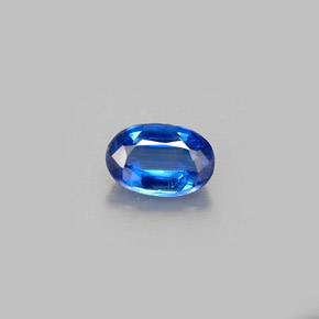 0.61 ct Blue Kyanite Gemstone, Kyanite Gem in Oval Facet Shape for Sale.