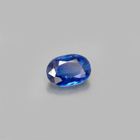 0.59 ct Blue Kyanite Stone, Natural Kyanite in Oval Facet Shape for Sale