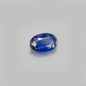 0.55 ct Blue Kyanite Stone, Natural Kyanite in Oval Facet Shape for Sale