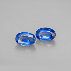 1.20 ct Blue Kyanite Stone, Natural Kyanite in Oval Facet Shape for Sale