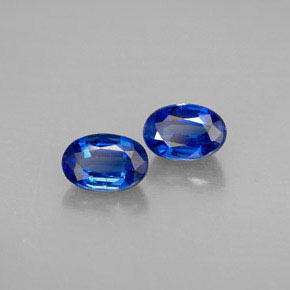 1.42 ct Blue Kyanite Stone, Natural Kyanite in Oval Facet Shape for Sale