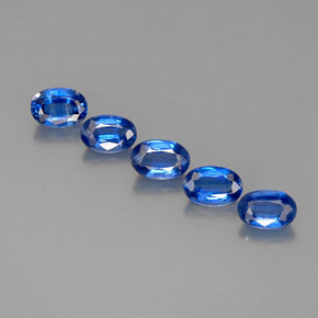 2.89 ct Blue Kyanite Gemstone, Kyanite Gem in Oval Facet Shape for Sale.