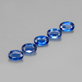 3.01 ct Blue Kyanite Stone, Natural Kyanite in Oval Facet Shape for Sale