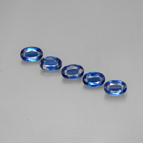 2.97 ct Blue Kyanite Gemstone, Kyanite Gem in Oval Facet Shape for Sale.