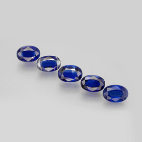 3.31 ct Blue Kyanite Gemstone, Kyanite Gem in Oval Facet Shape for Sale.