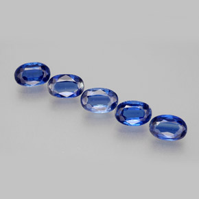 3.03 ct Blue Kyanite Stone, Natural Kyanite in Oval Facet Shape for Sale