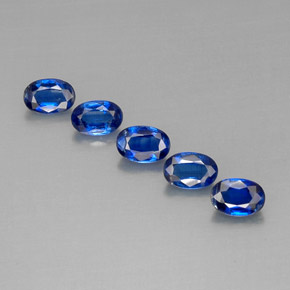 3.22 ct Blue Kyanite Gemstone, Kyanite Gem in Oval Facet Shape for Sale.