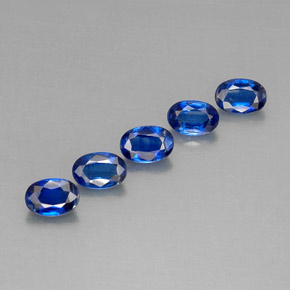 3.22 ct Blue Kyanite Stone, Natural Kyanite in Oval Facet Shape for Sale