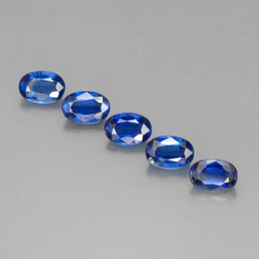 3.31 ct Blue Kyanite Stone, Natural Kyanite in Oval Facet Shape for Sale