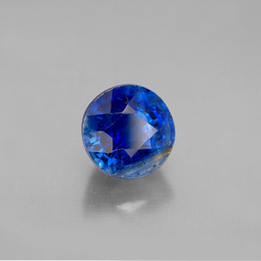 2.71 ct Blue Kyanite Stone, Natural Kyanite in Round Facet Shape for Sale