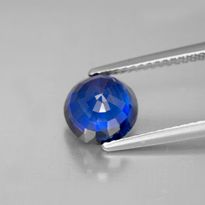 Kyanite Gemstone in 7.6 mm Size for Sale, Kyanite Stone in Blue Color