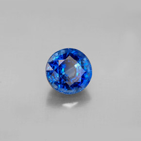 1.98 ct Blue Kyanite Stone, Natural Kyanite in Round Facet Shape for Sale