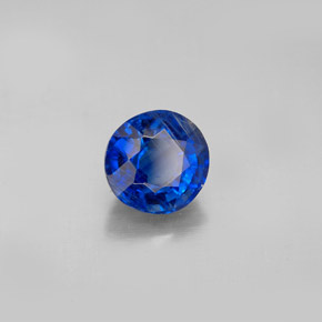 2.02 ct Blue Kyanite Stone, Natural Kyanite in Round Facet Shape for Sale