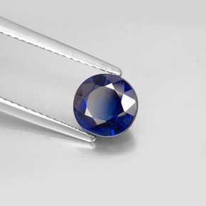 1.77 ct Blue Kyanite Stone, Natural Kyanite in Round Facet Shape for Sale